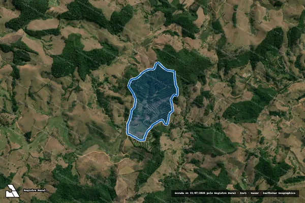 Imagem de satélite de FAZENDA PACIÊNCIA - Parte 1 em Mercês - MG