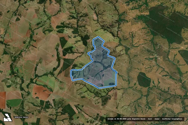 Imagem de satélite de FAZENDA SANTA BÁRBARA - FAZ. SANTA BARBARA em Cromínia - GO