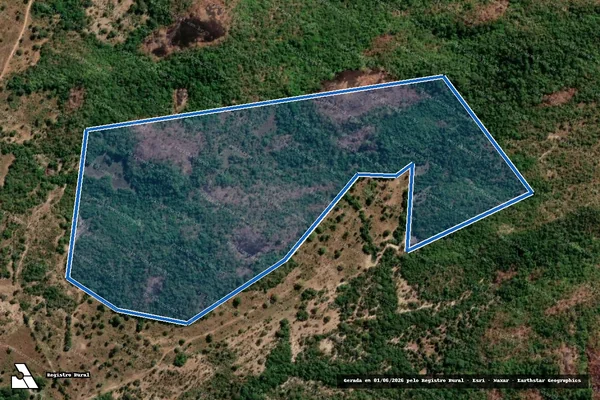 Imagem de satélite de FAZENDA NOSSA SENHORA APARECIDA - Gleba  - R.18, 20, 21, 22 e 23 em Crixás - GO