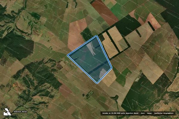 Imagem de satélite de FAZENDA MATÃO II-A - Única em Loanda - PR