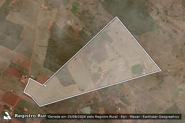 Imagem de satélite de FAZENDA REGA ? PÉ - Parte 1 em Pindaí - BA