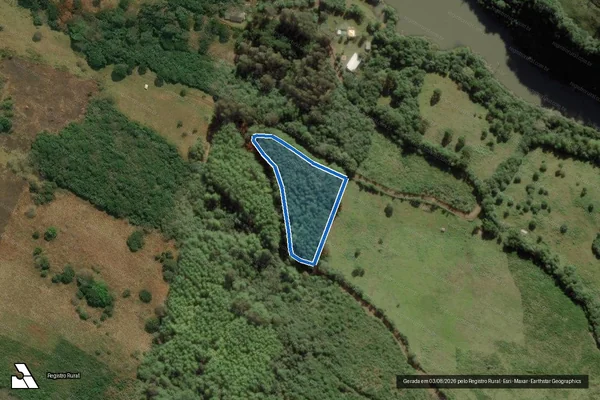 Imagem de satélite de Sitio Cabanas do Lago - Parte 1 em Anita Garibaldi - SC