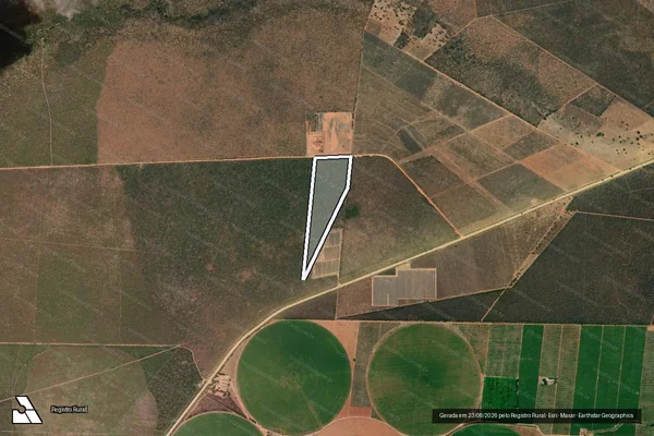 Imagem de satélite de Fazenda Primavera Agropecuária II - PARCELA 02 em Manga - MG