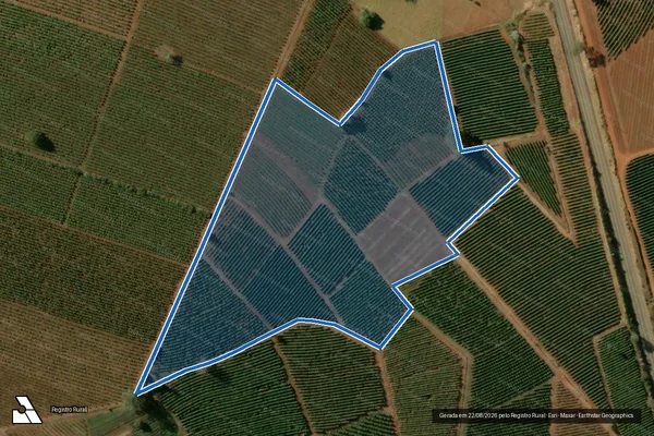 Imagem de satélite de SÍTIO TOMBA PERNA ? GLEBA 01 - ÁREA TOTAL em Itamogi - MG