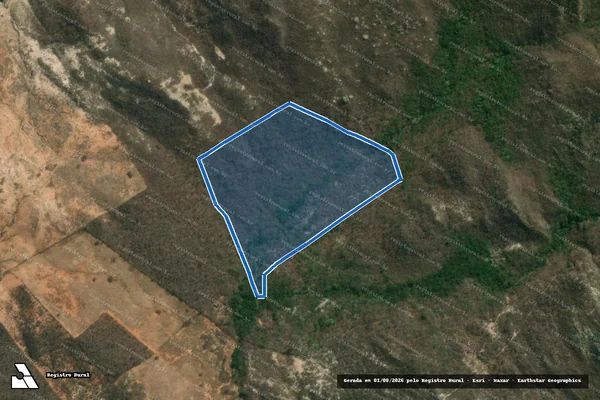 Imagem de satélite de CÓRREGO DE JOÃO ALVES, Fazenda do Bonito - CORREGO DE JOÃO ALVES em Monte Azul - MG