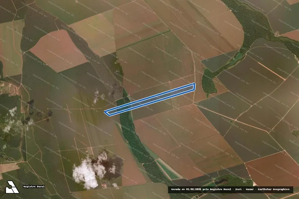 Imagem de satélite de Fazenda Reolon - Mat. 2.384 / Gleba  A em Sorriso - MT