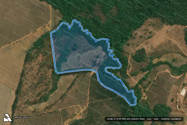 Imagem de satélite de Fazenda do Pinhal - Gleba 01 em Aiuruoca - MG