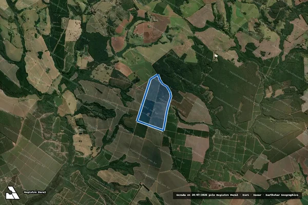 Imagem de satélite de FAZENDA SANTA CATARINA - GLEBA ?A? em Botucatu - SP