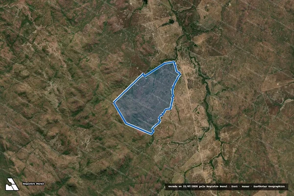 Imagem de satélite de FAZENDA SANTA MARIA / 001 em Natividade - TO