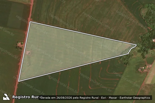Imagem de satélite de GLEBA ALIVIO ? LOTE 131-A e 132 - Parte 1 em Assis Chateaubriand - PR