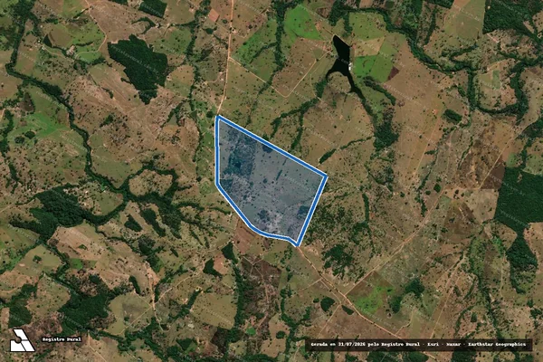 Imagem de satélite de FAZENDA SANTA MARTA - GLEBA UNICA em Iporá - GO