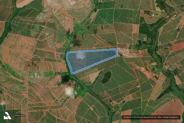 Imagem de satélite de FAZENDA SAO JOSE X - Parte 1 em Santa Adélia - SP