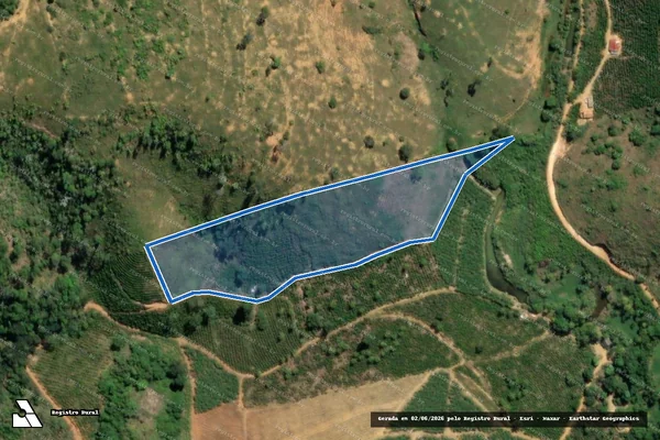 Imagem de satélite de Sítio do Coqueiro - PARCELA 01 em Governador Lindenberg - ES