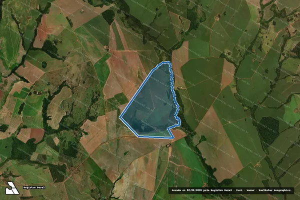 Imagem de satélite de Fazenda Nova Esperança - Única em Coronel Sapucaia - MS