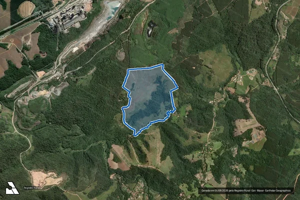 Imagem de satélite de Sem denominação - Parcela 1 em Salto de Pirapora - SP