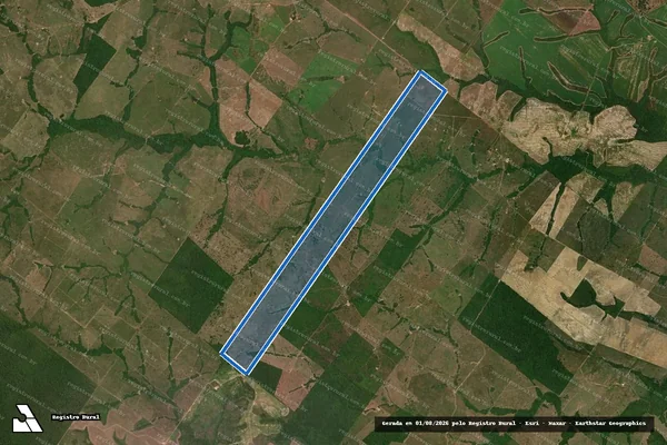 Imagem de satélite de Fazenda Refúgio - Parte 3 em Araguaína - TO
