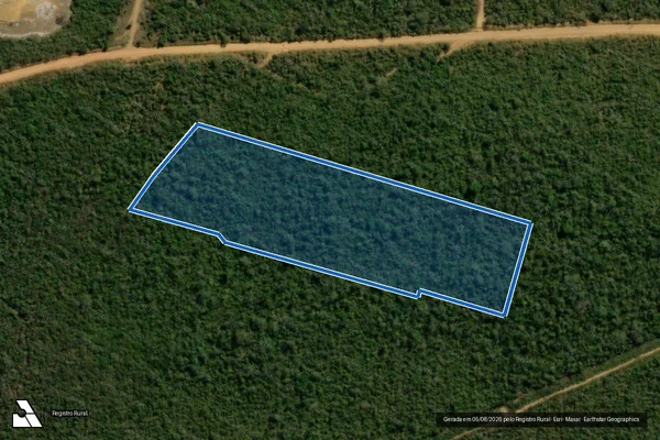 Imagem de satélite de FAZENDA AMÉRICA - Gleba 03 em Pedra Azul - MG