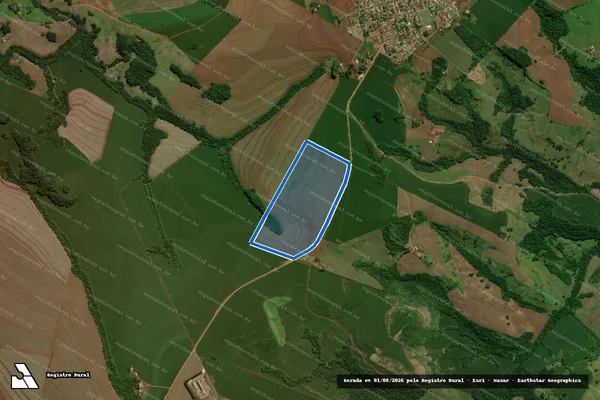 Imagem de satélite de LOTE 02 em Luiziana - PR