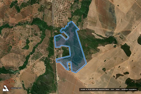 Imagem de satélite de FAZENDA PERDIZES - Parte 1 em Nova Rosalândia - TO