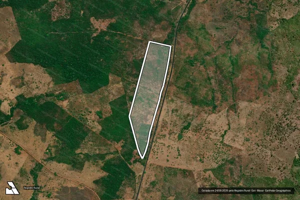 Imagem de satélite de FAZENDA ANDRADE - Parte 10 em Angico - TO