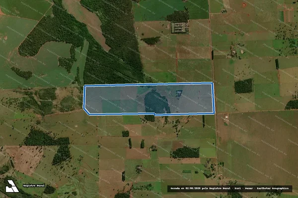 Imagem de satélite de Fazenda Quatro Irmãos / Parcela 1 em Dois Irmãos do Buriti - MS