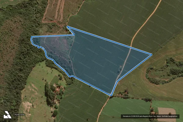 Imagem de satélite de Fazenda Santo Antônio - Parcela 1 em Ibiá - MG