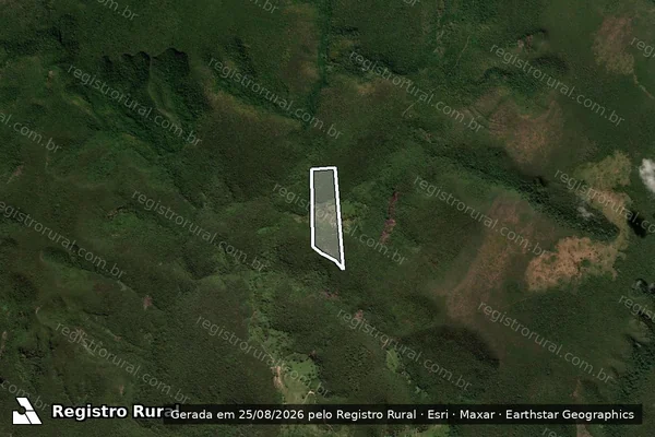 Imagem de satélite de Fazenda Santa Luzia  -  Gleba 02B em Jequitinhonha - MG
