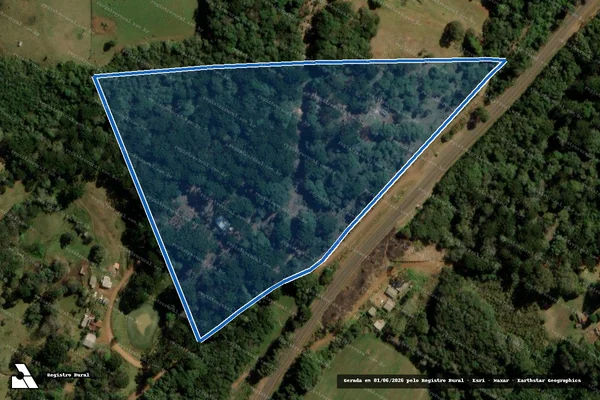 Imagem de satélite de CAMPO NOVO em Guarapuava - PR