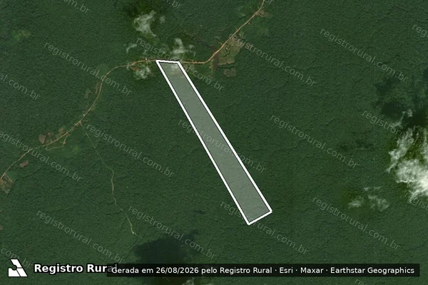 Imagem de satélite de / Projeto de Assentamento Beruri