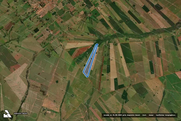 Imagem de satélite de Estância Campo Verde - Parte 1 em Angélica - MS