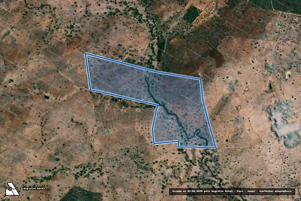 Imagem de satélite de FAZENDA RIACHÃO - Parte 1 em Teofilândia - BA