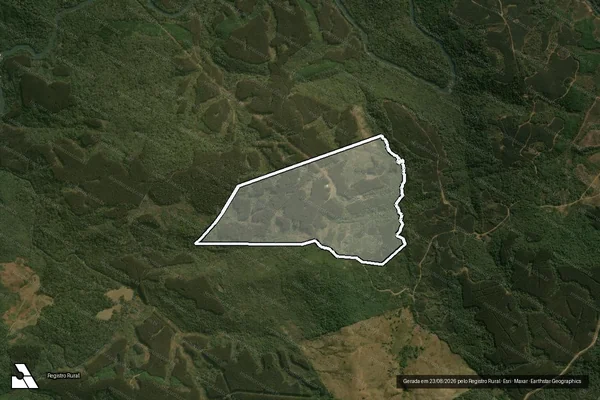 Imagem de satélite de FAZENDA PEDRA LIZA OU PAIOL DE BAIXO - Gleba 02 em Pinhão - PR