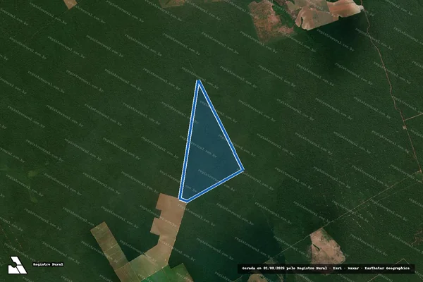 Imagem de satélite de FAZENDA PALMASOLA - Gleba E em Juara - MT