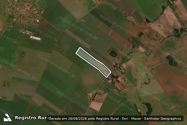 Imagem de satélite de Lote 282 - Parcela 1 em Itaporã - MS