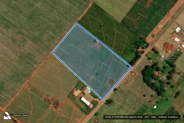 Imagem de satélite de Chácara 3 Sócios  (Lote 94-B-2) - Parcela 1 em Marilena - PR