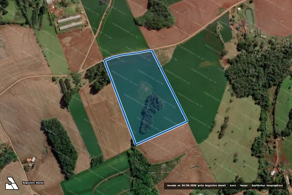 Imagem de satélite de MAT.: 86810 - Parte 1 em Caxambu do Sul - SC