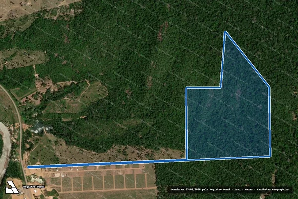 Imagem de satélite de LOTE 22/A e 21/C, GLEBA 05, P.A.D. MARECHAL DUTRA - Parte 1 em Ariquemes - RO