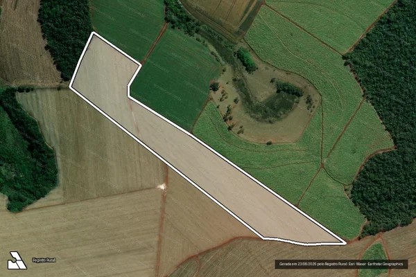 Imagem de satélite de FAZENDA BARREIRINHO - Parte 1 em Santo Antônio da Platina - PR