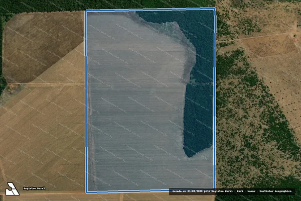 Imagem de satélite de Fazenda Porta da Amazônia - Parcela 1 em Confresa - MT