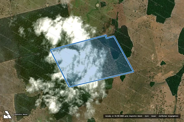 Imagem de satélite de Fazenda Natal - Fazenda Natal em Araguaiana - MT