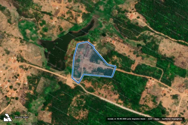 Imagem de satélite de SITIO CUMBRE ? LOTE 0964 - Parte 1 em Pereiro - CE