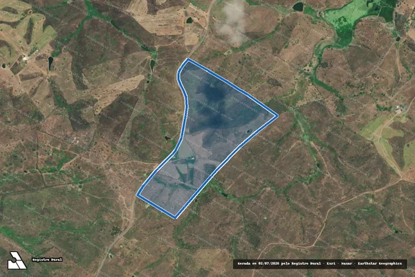 Imagem de satélite de Fazenda Monte Alegre - Parcela 1 em Amparo do São Francisco - SE