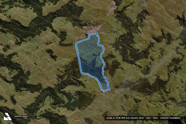 Imagem de satélite de Fazenda Tijucas em São Joaquim - SC