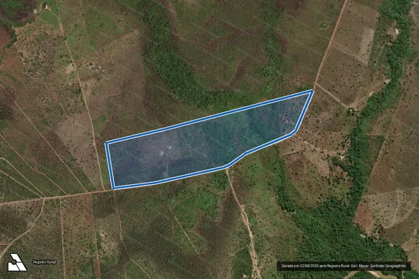 Imagem de satélite de PA Nossa Senhora Aparecida II - Lote 23 - Lote 23 em Redenção - PA