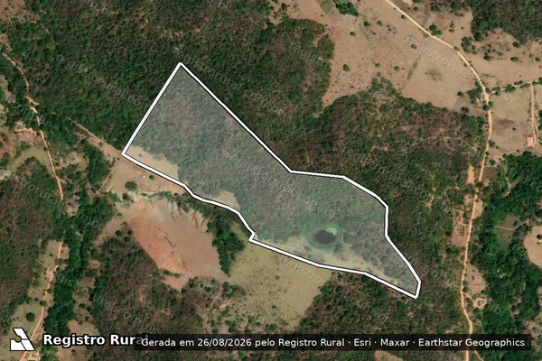 Imagem de satélite de Fazenda Rancho Fundo - Parte 1 em Teófilo Otoni - MG
