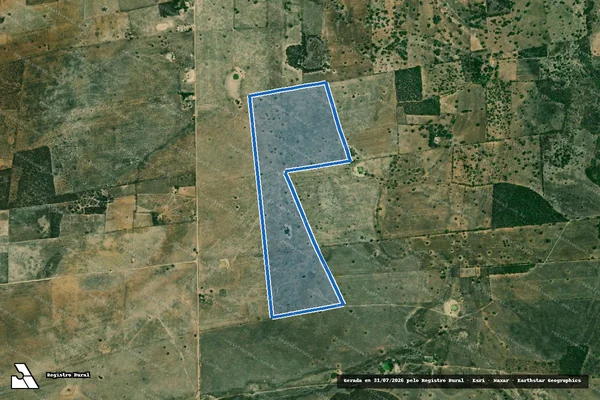 Imagem de satélite de FAZENDA SUMARÉ - Parcela 1 em Ribeira do Amparo - BA