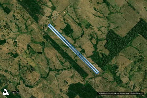 Imagem de satélite de - LOTE 49/A3 GLEBA 62 P.I.C PADRE ADOLPHO ROHL em Governador Jorge Teixeira - RO