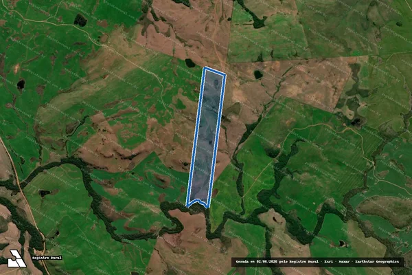Imagem de satélite de Fazenda Cambará - Gleba A em Júlio de Castilhos - RS