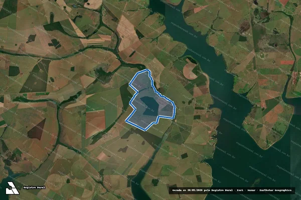 Imagem de satélite de Fazenda Lucam - Parte 1 em Aparecida do Taboado - MS