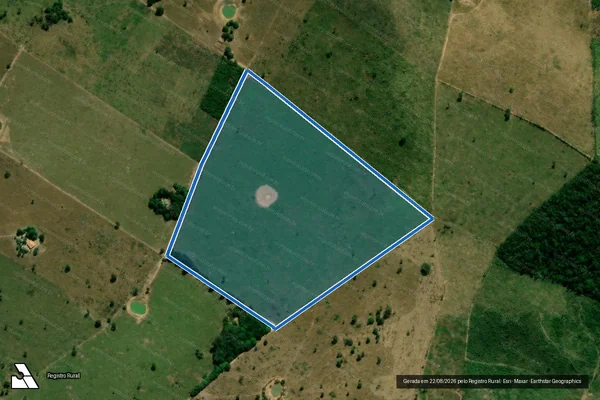 Imagem de satélite de Lote 121-Fazenda Francisco Sales-P. A. Alvorada II / Lote 121-P1